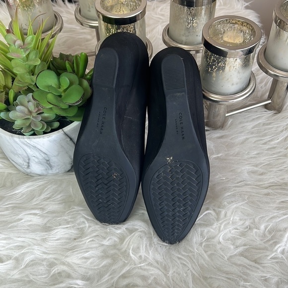 Cole Haan Black The Go To Wedge Pump Size 6.5 - Picture 4 of 14